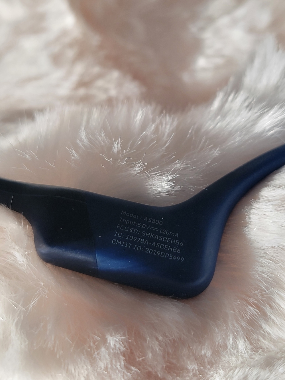 Aftershokz Open-Ear Wireless Bone Conduction Headphones — Blue - Picture 4 of 6